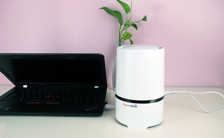 Desktop HEPA Air Purifier Low Noise Air Cleaner with Night Light GL-2103