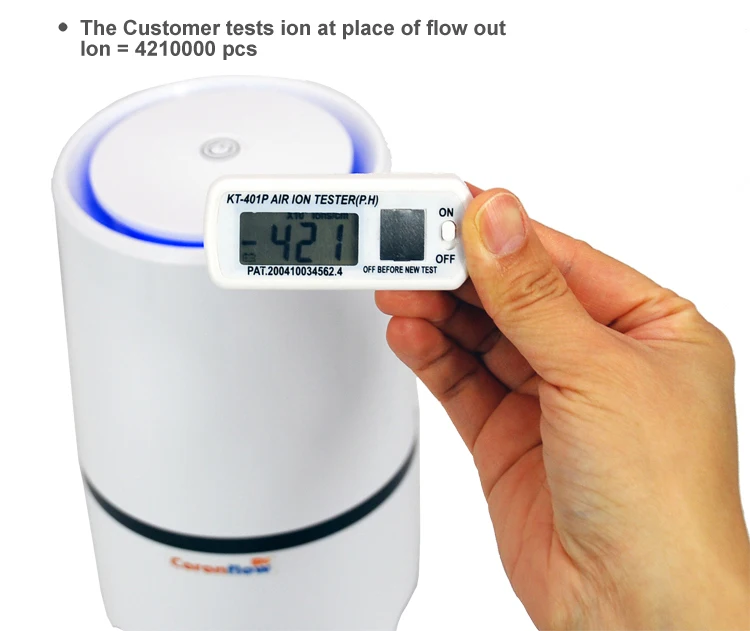 Desktop HEPA Air Purifier Low Noise Air Cleaner with Night Light GL-2103