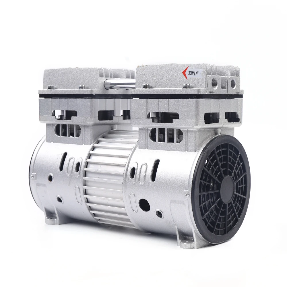1400RPM 220V 125L/min 8 Bar Silent Compressed Air Compressor Head Oil Free Air Compressor Unit