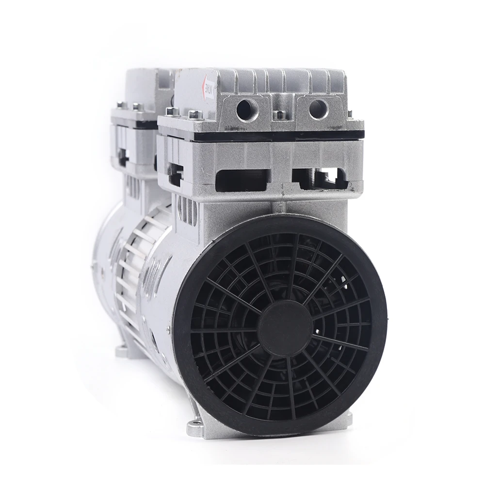 1400RPM 220V 125L/min 8 Bar Silent Compressed Air Compressor Head Oil Free Air Compressor Unit