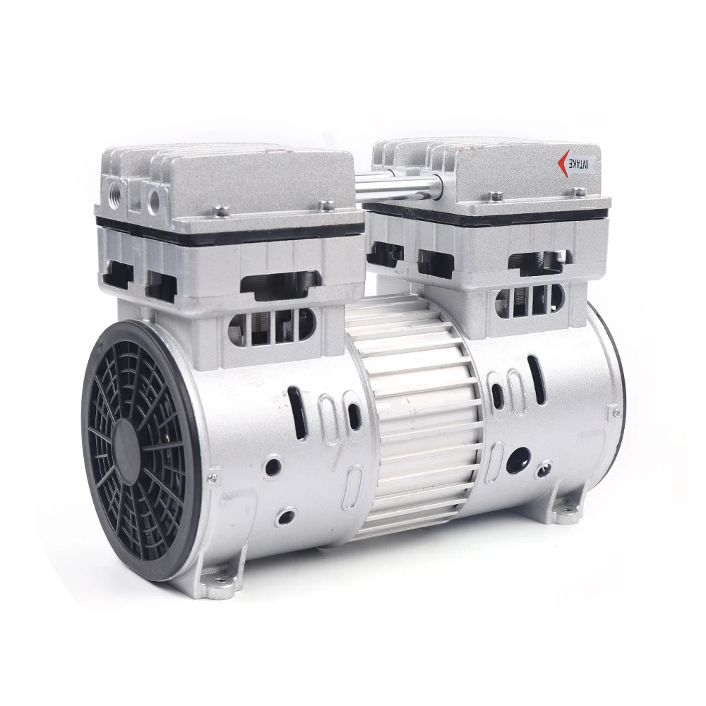 1400RPM 220V 125L/min 8 Bar Silent Compressed Air Compressor Head Oil Free Air Compressor Unit