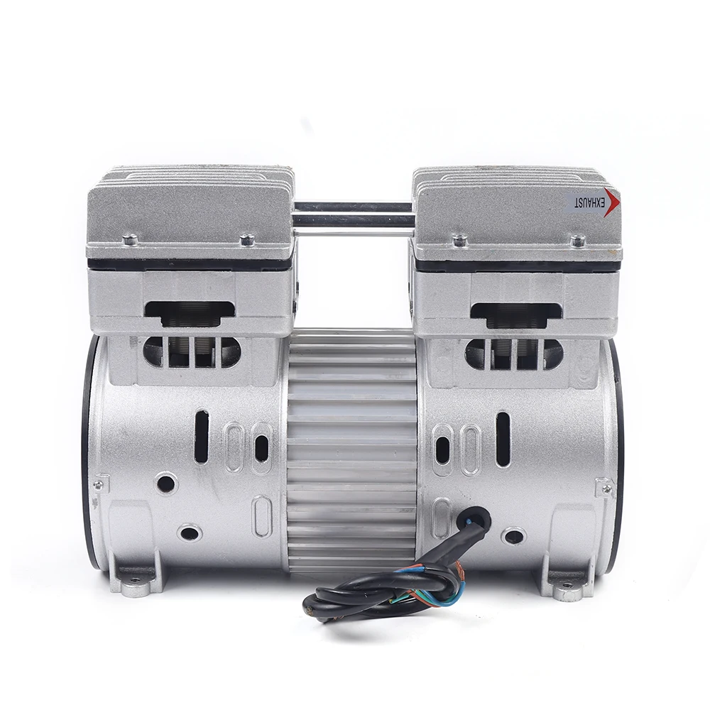 1400RPM 220V 125L/min 8 Bar Silent Compressed Air Compressor Head Oil Free Air Compressor Unit