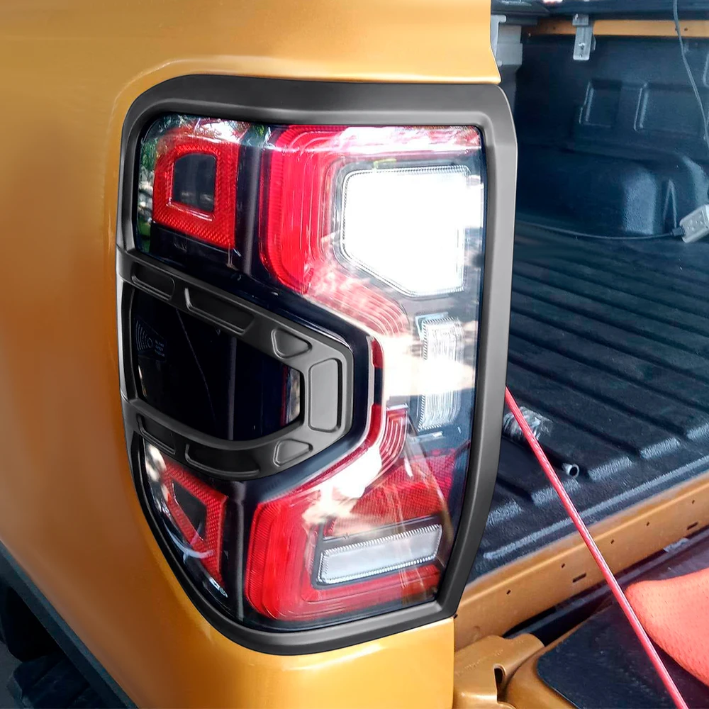 Car Accessories Tail Lights Cover For Ford Ranger Raptor Next Gen 2023 2024 Car Styling