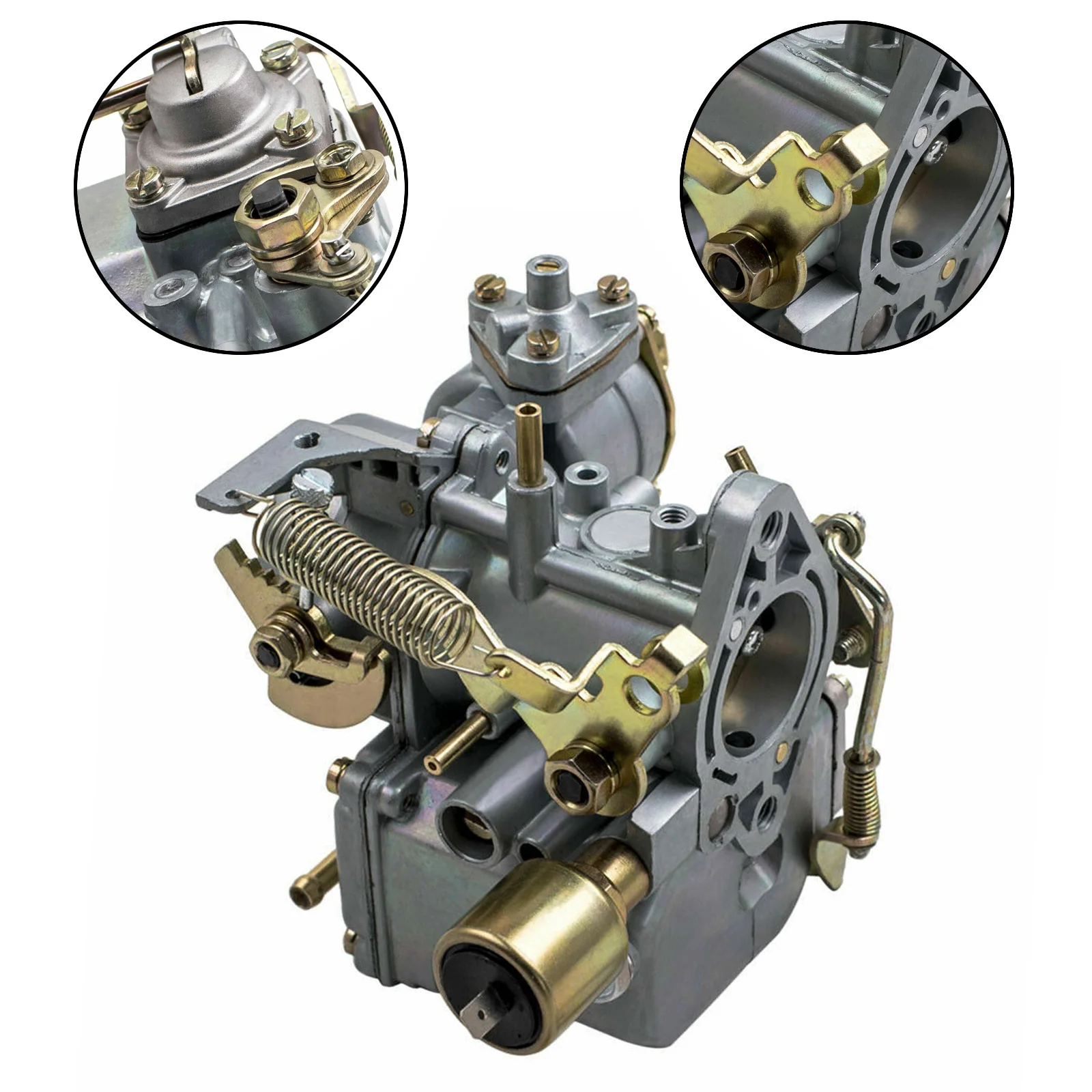 Artudatech 34 Pict-3 Carburetor 113129031K For VW Beetles 1971-1979 Dual Port 1600cc 12V Car Accessories