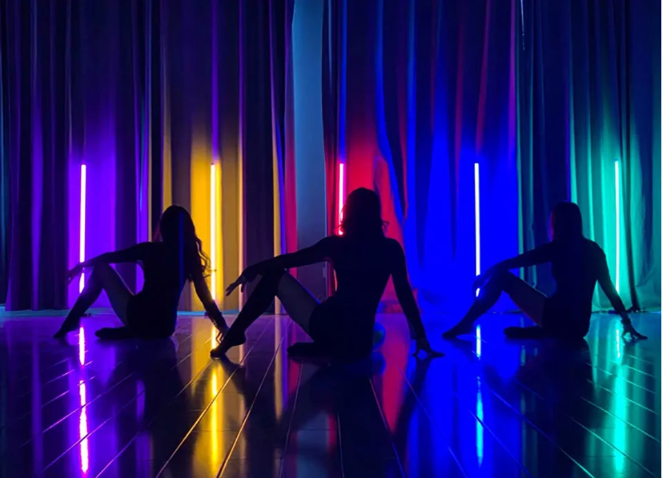 RGB Light Stick Wand With Tripod Stand Colorful LED Fill Light Handheld Flash Speedlight Photography Lighting Video Lamp Party