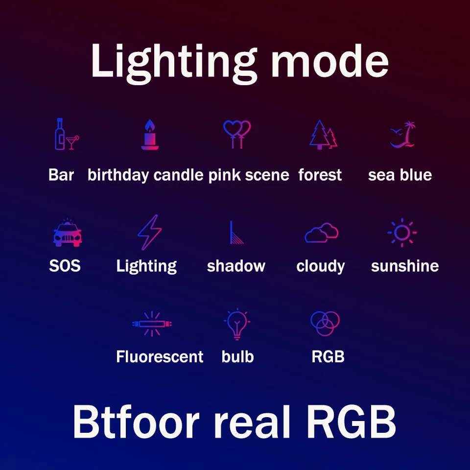 RGB Light Stick Wand With Tripod Stand Colorful LED Fill Light Handheld Flash Speedlight Photography Lighting Video Lamp Party