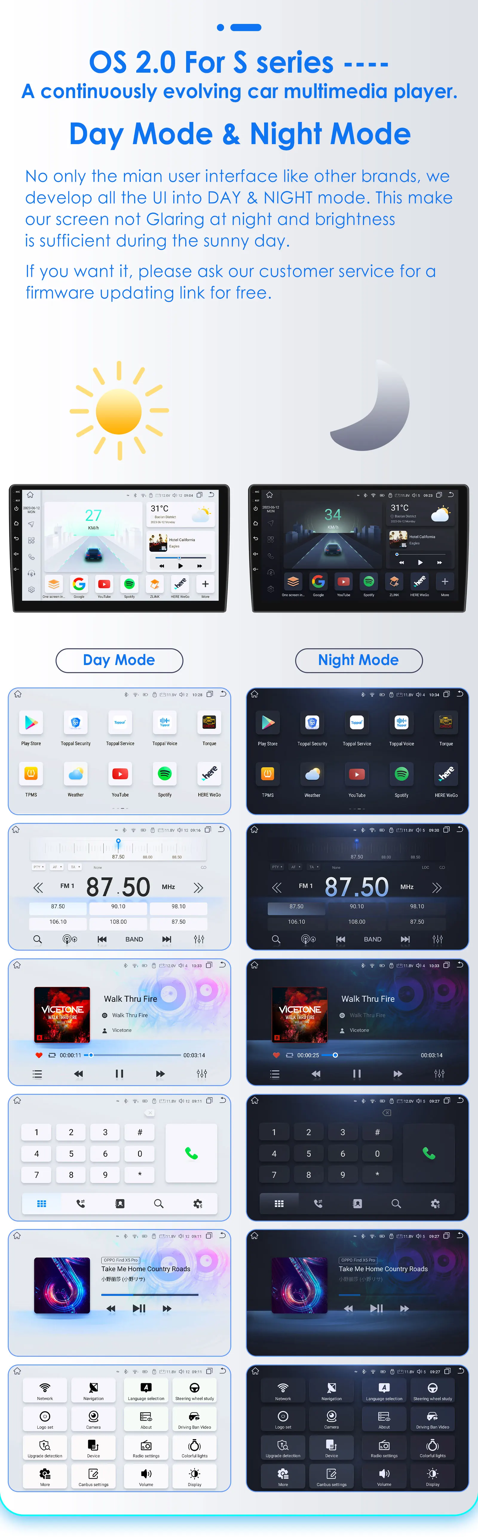 1Din Android 12 AI Voice Carplay Android Auto Radio For FIAT 500 Car Multimedia GPS 4G autoradio RDS 4G-LET SWC NO DVD