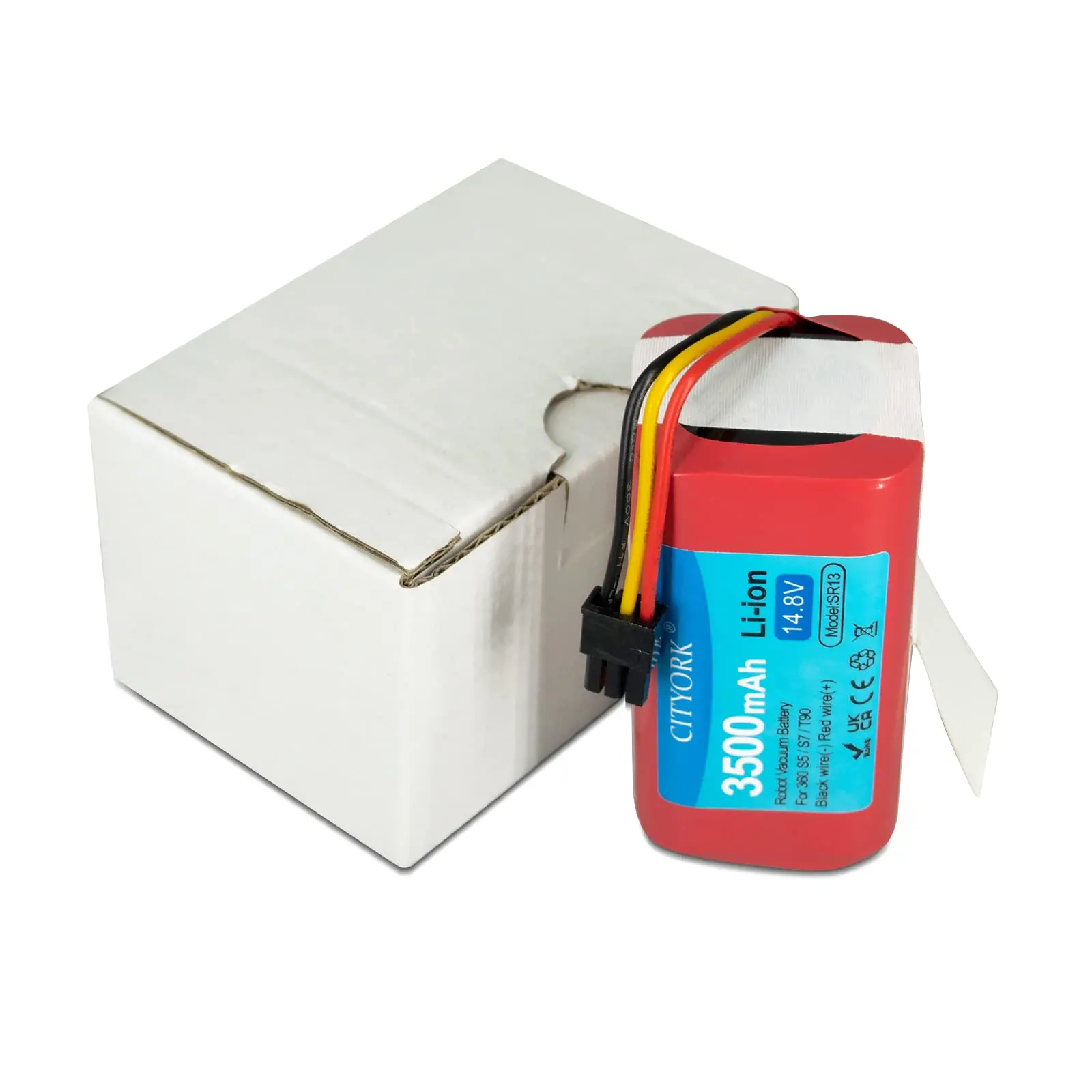 14.8V 3500mAh Robot Vacuum Cleaner Battery Pack for Qihoo 360 S5 S7 S7Pro T90 X9 Robotic Vacuum Cleaner Replacement Batteries