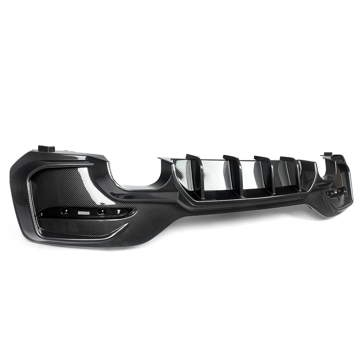 For BMW F20 F21 M135i M140i 2015-19 Performance Style Car Rear Bumper Lip Diffuser Spoiler Splitters Carbon Fiber Look Facelift