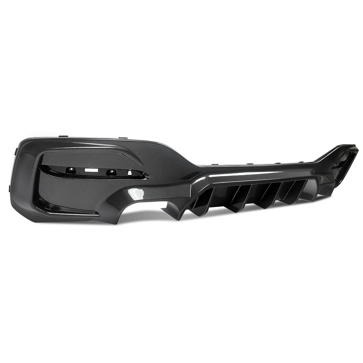 For BMW F20 F21 M135i M140i 2015-19 Performance Style Car Rear Bumper Lip Diffuser Spoiler Splitters Carbon Fiber Look Facelift