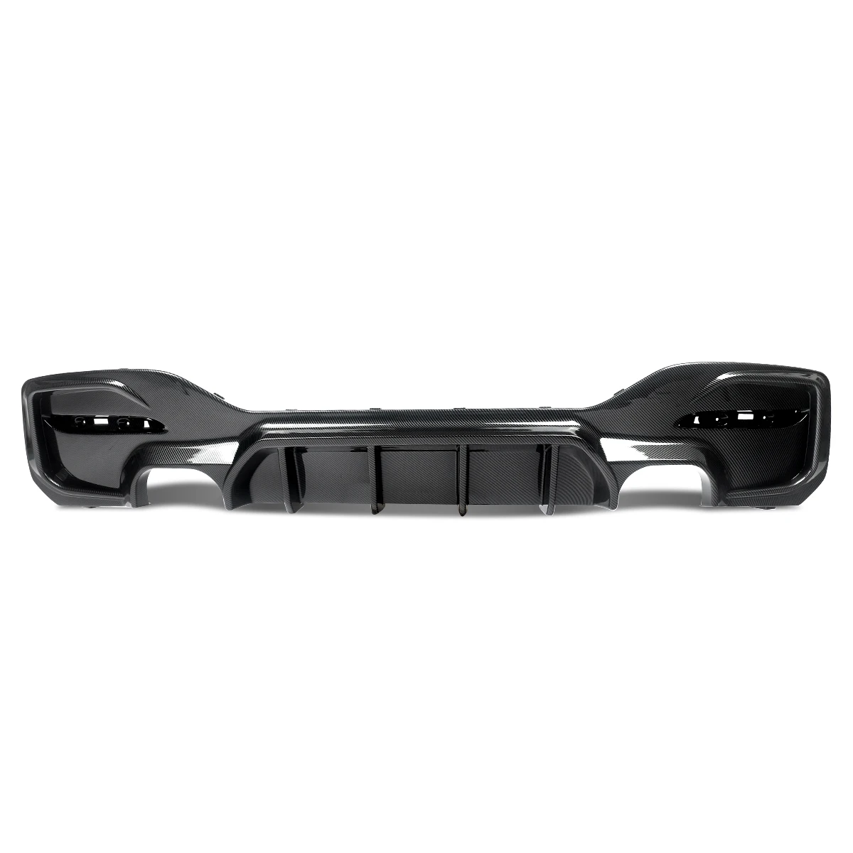 For BMW F20 F21 M135i M140i 2015-19 Performance Style Car Rear Bumper Lip Diffuser Spoiler Splitters Carbon Fiber Look Facelift