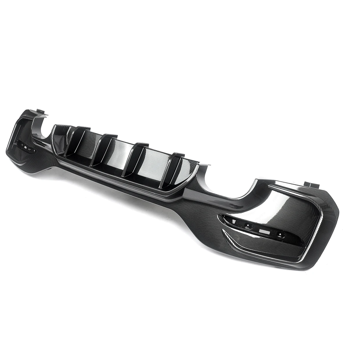 For BMW F20 F21 M135i M140i 2015-19 Performance Style Car Rear Bumper Lip Diffuser Spoiler Splitters Carbon Fiber Look Facelift