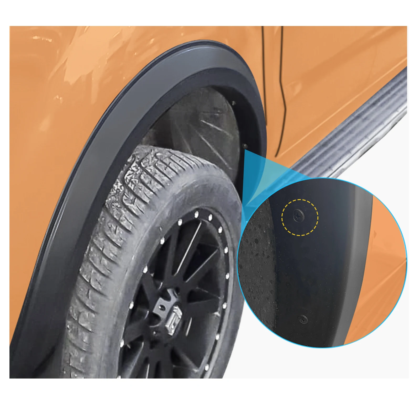 Fender Flares Wheel Arch Extension For Ford Ranger 2015-2023 Wildtrak Limited XTL XL XLS Double Cabin Car Accessories