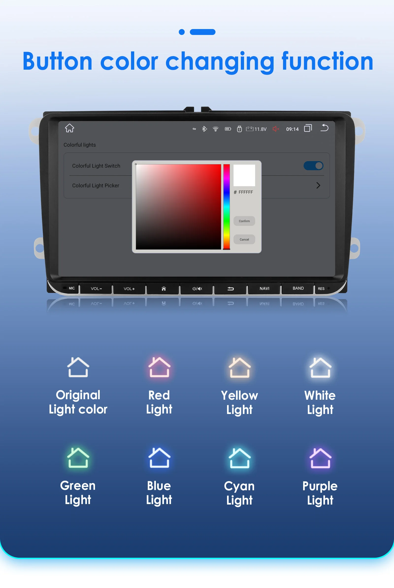 9" 2Din Android12 Car Radio For Volkswagen VW Passat B6 B7 T5 Tiguan Touran GOLF POLO Car Multimedia GPS 4G Carplay Autoradio