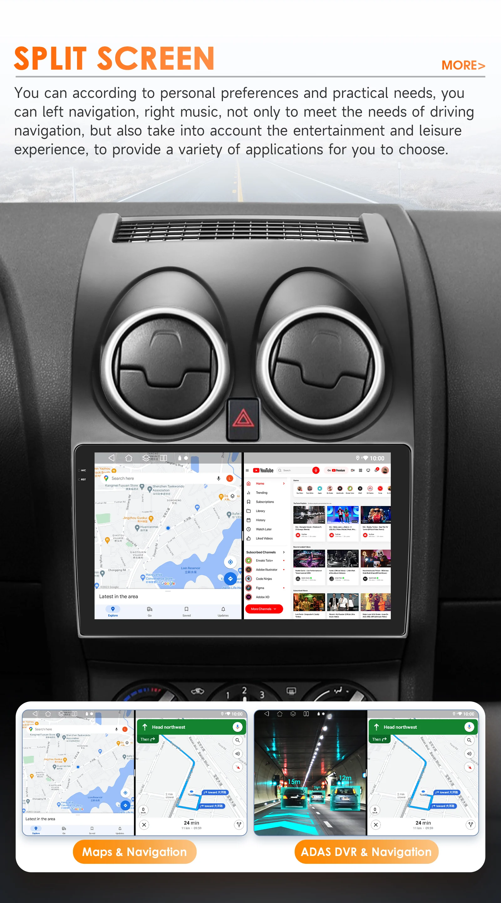 Hizpo 2 din Android 14 Radio For Nissan Qashqai J10 2006 - 2013 Carplay 4G Multimedia GPS 2din Autoradio Smart Car Systems WIFI