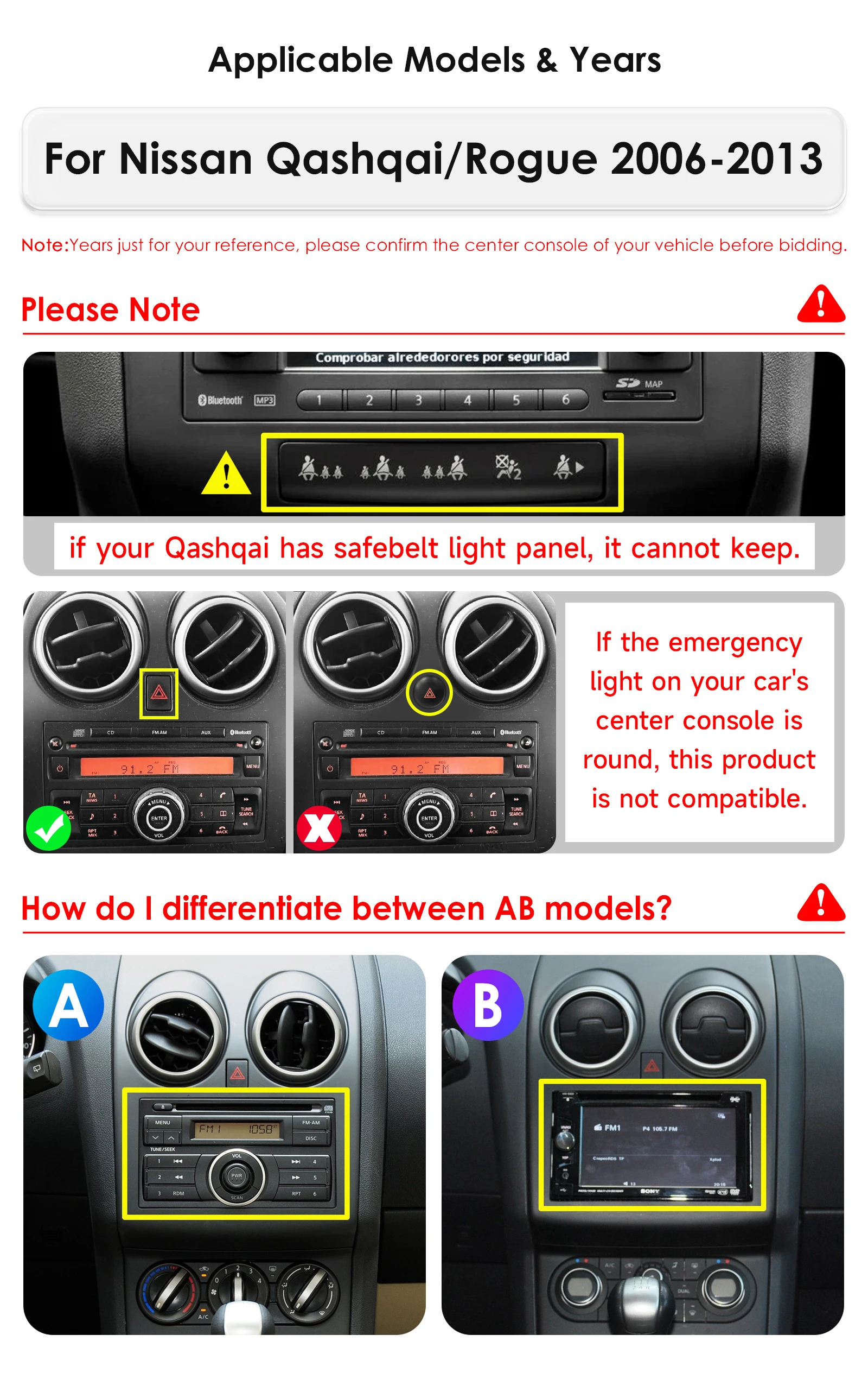 Hizpo 2 din Android 14 Radio For Nissan Qashqai J10 2006 - 2013 Carplay 4G Multimedia GPS 2din Autoradio Smart Car Systems WIFI