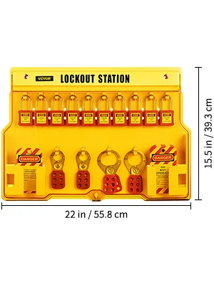 SucceBuy 26/58 PCS Lockout Tagout Kits 46 Electrical Safety Loto Kit 53PCS Industrial Includes Padlocks Personal Lockout Station