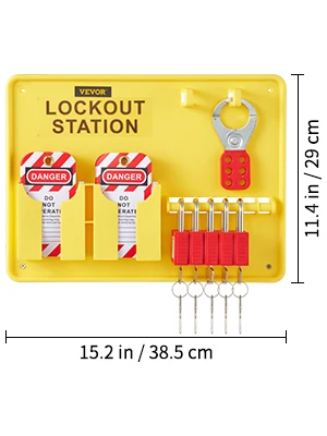 SucceBuy 26/58 PCS Lockout Tagout Kits 46 Electrical Safety Loto Kit 53PCS Industrial Includes Padlocks Personal Lockout Station