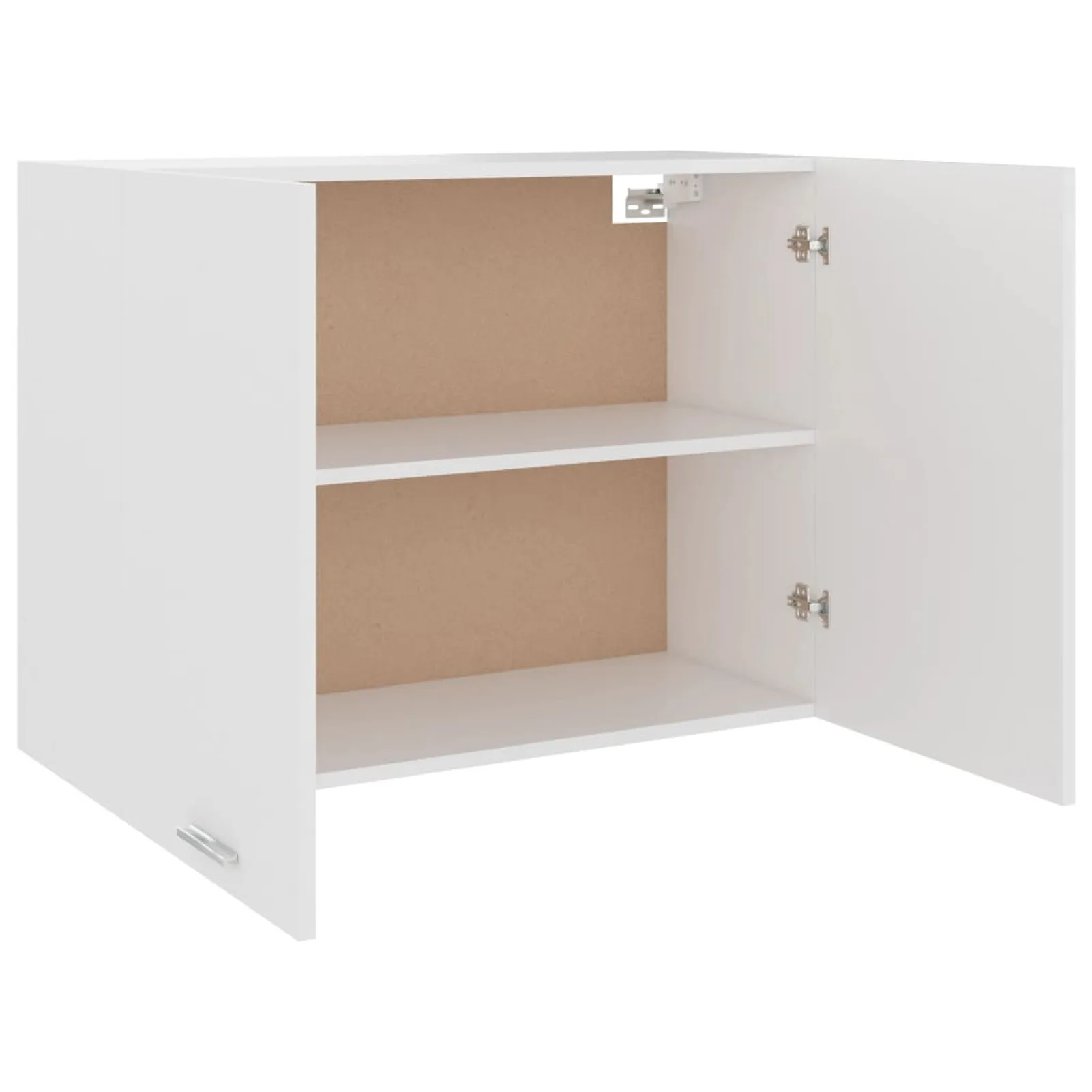 Furniture Kitchen Hanging Cabinet Wood for Kitchen with Two Shelves and Doors Cabinet Organizers and Storage 80x31x60 cm
