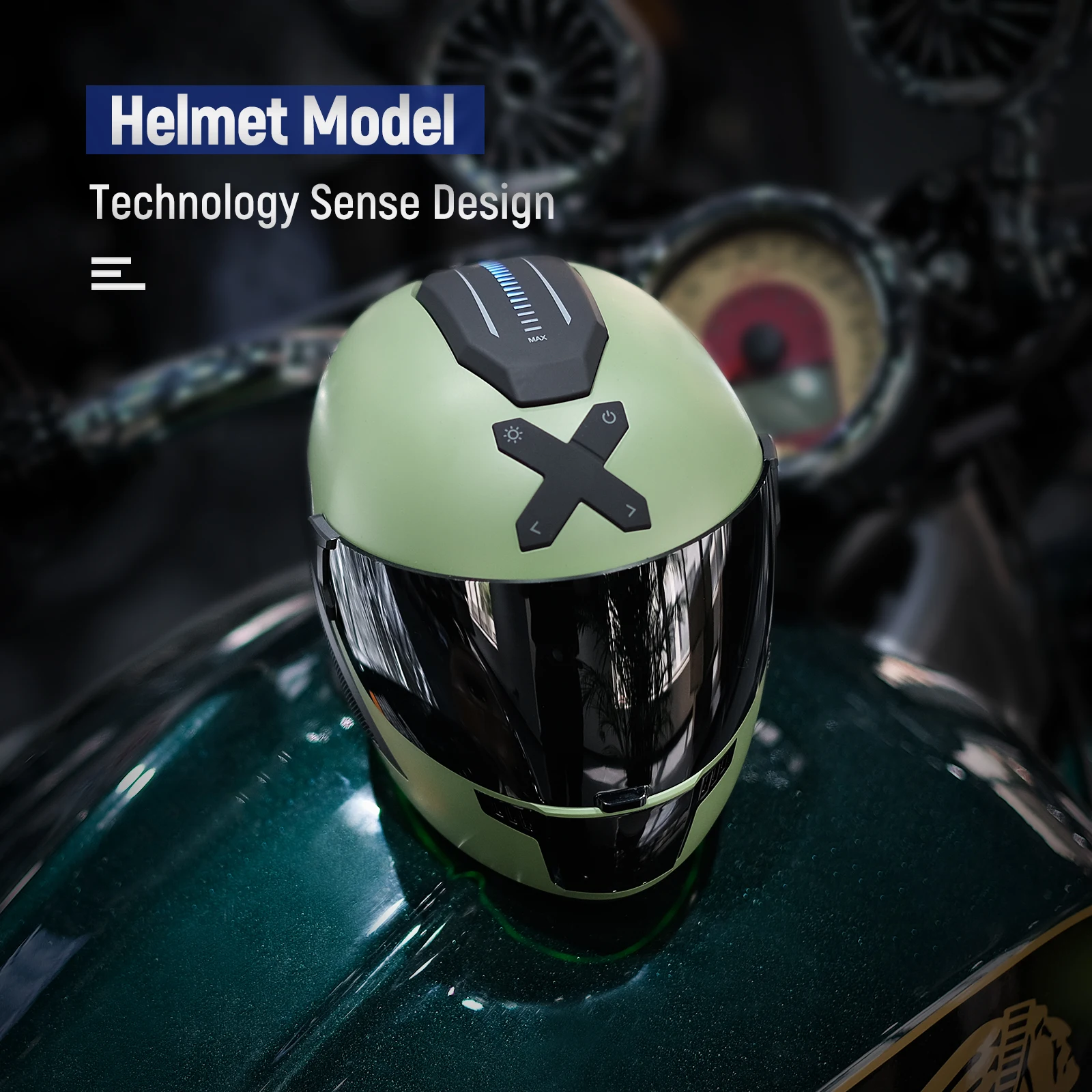 Lexin Bassbucket Portable Speaker Bluetooth with Motorcycle Helmet Concept Design, Multiple Devices Music Sharing Powerful Audio