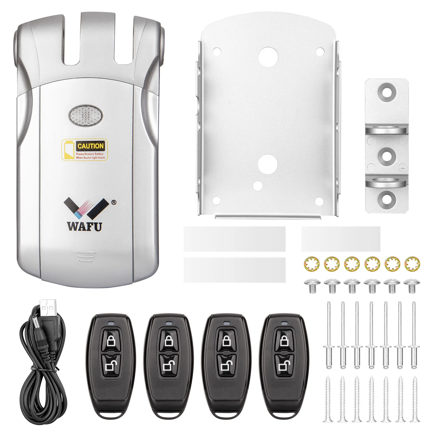 Wafu 019 Door Lock WiFi Smart Lock Remote Control Locks Electronic Wireless Keyless Door Locks Dealbolt Lock