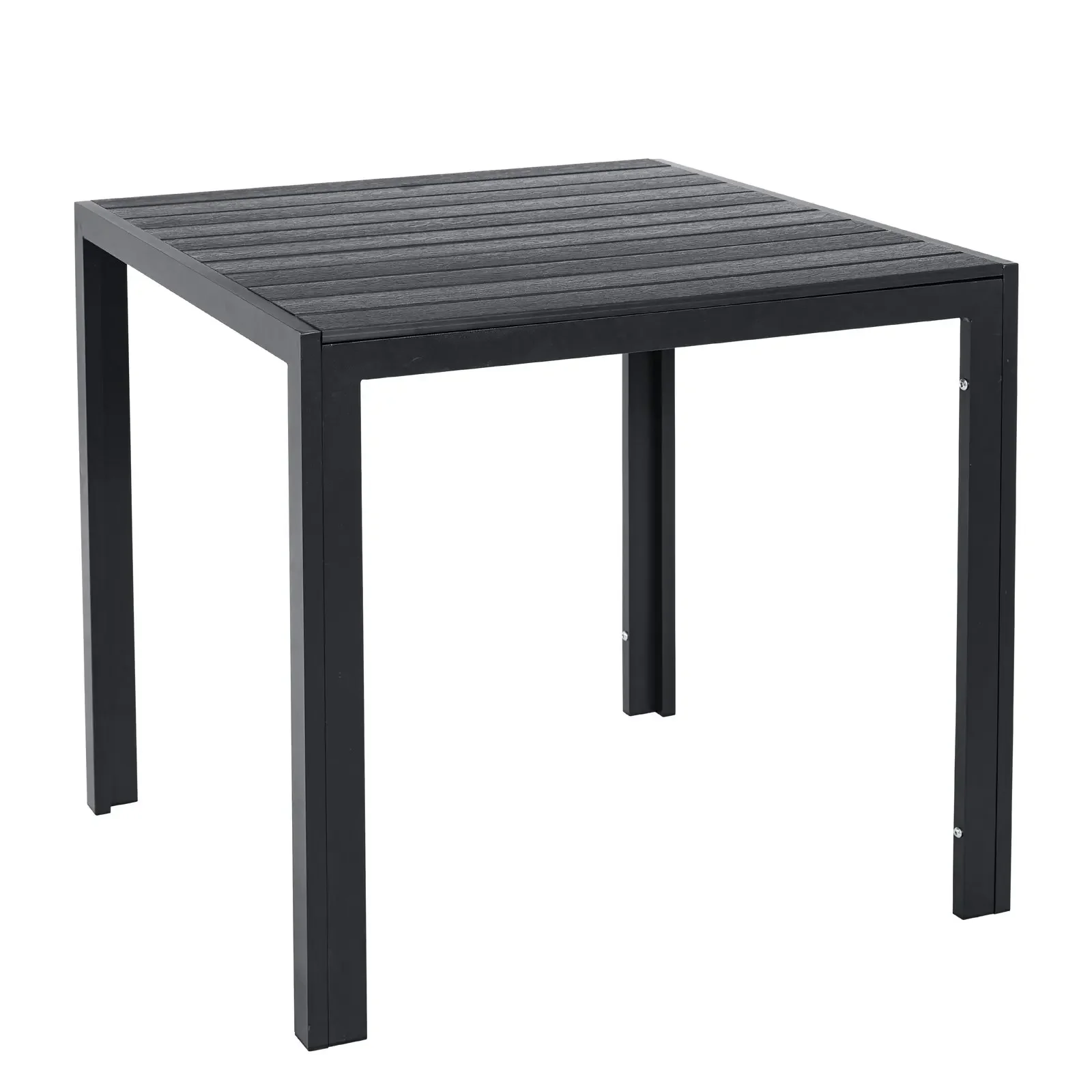 3Pcs Patio Dining Set, Outdoor Table and Chair Set Garden Backyard Poolside Deck with 2 Textilene Chairs,Adjustable Folding Back