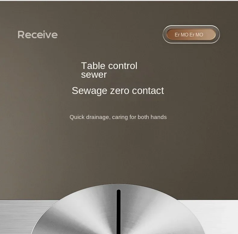 Nano 304 Stainless Steel Sink Waterfall Large Single Slot Kitchen Sink Vegetable Stainless Steel Household Sink