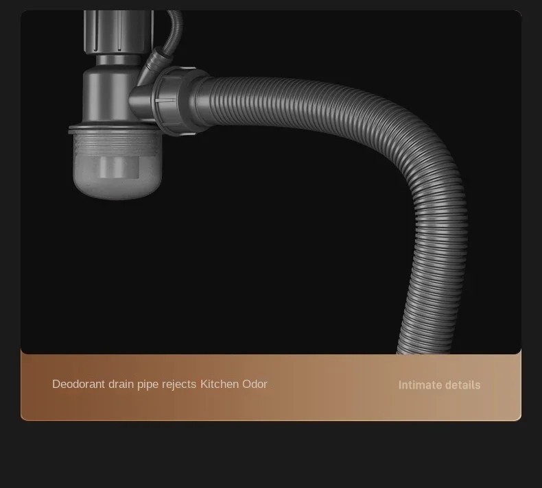Nano 304 Stainless Steel Sink Waterfall Large Single Slot Kitchen Sink Vegetable Stainless Steel Household Sink