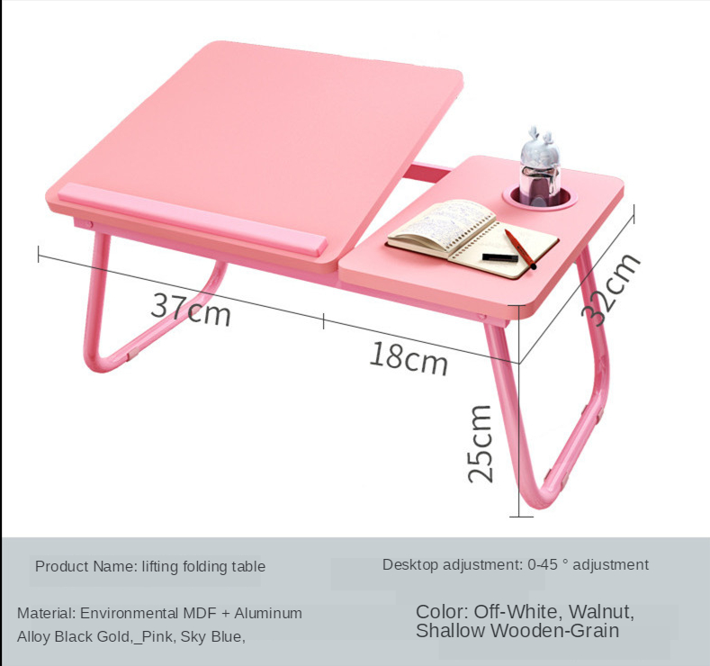 Laptop Table Simple Computer Desk With Fan For Bed Sofa Folding Adjustable Laptop Desk On The Bed