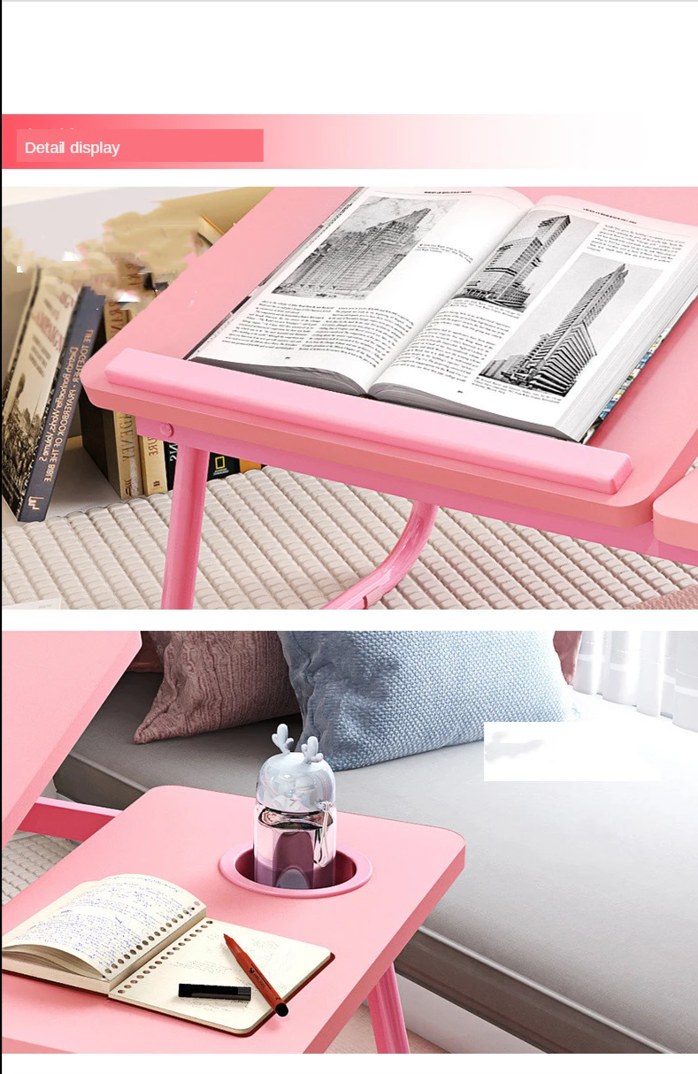Laptop Table Simple Computer Desk With Fan For Bed Sofa Folding Adjustable Laptop Desk On The Bed
