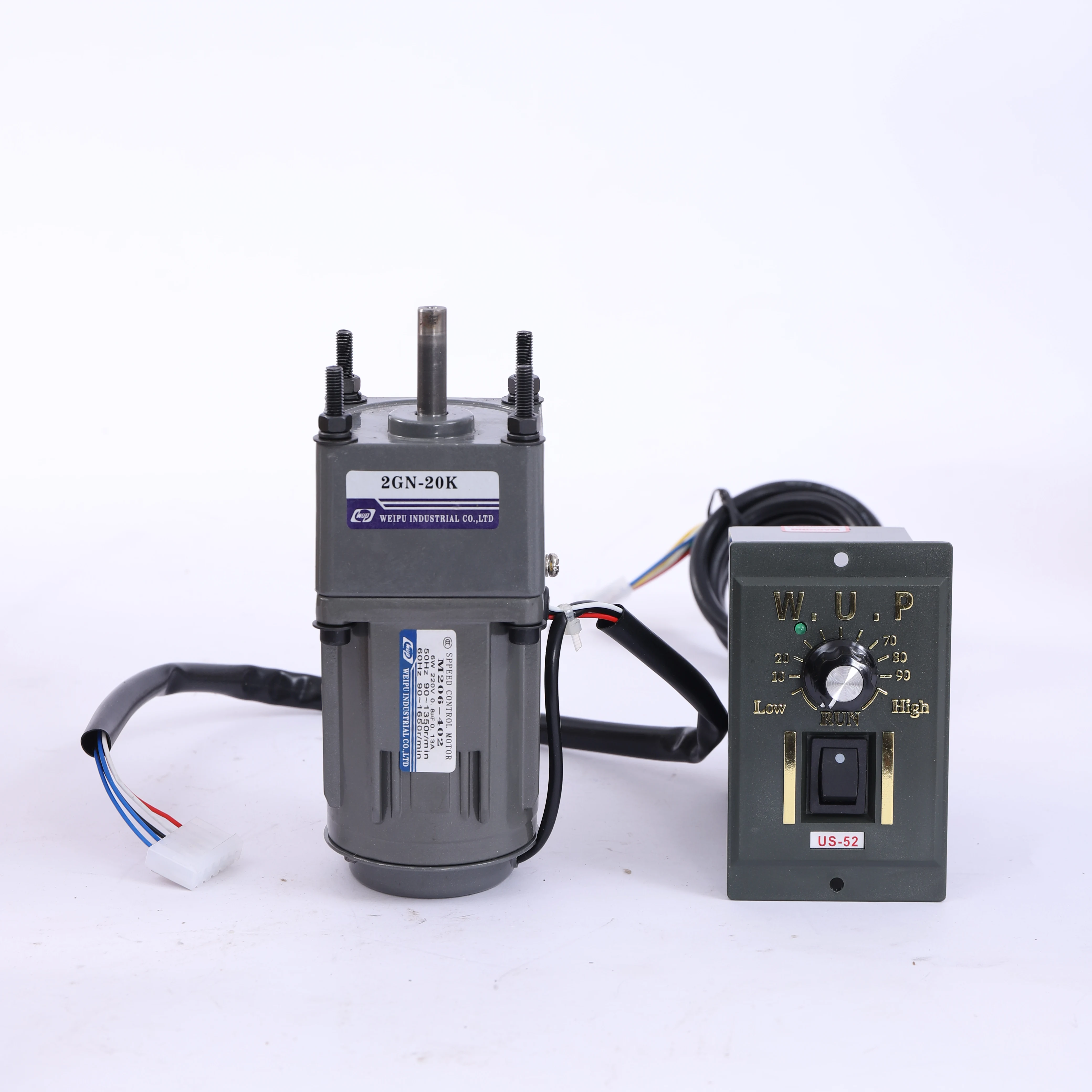 220V Motor Speed Controller, Speed Adjustable Regulator Gear Motor (20k) 6W 20K Speed Control Motor And Speed Governor - 220V