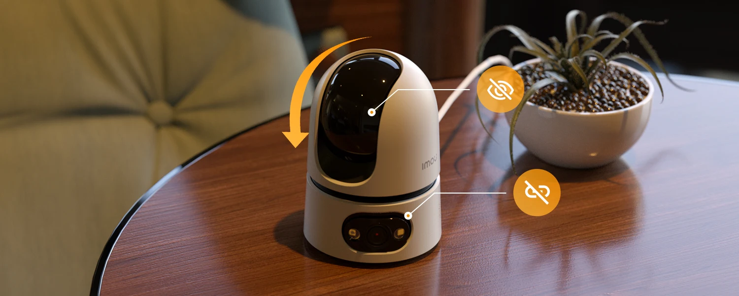 IMOU Ranger dual Pro 10MP Indoor Wifi PTZ Security Camera with One-touch Video Call AI Human & Pet Detection Two-Way Audio for Baby Monitor