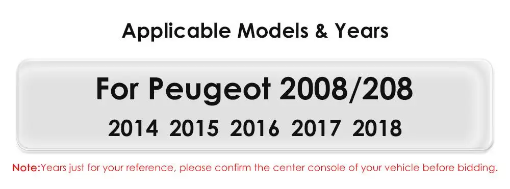 Hizpo 6115 Car Intelligent Systems For Peugeot 2008 208 2014 - 2018 Wireless CarPlay Android Auto No 2 din 2din DVD Multimedia