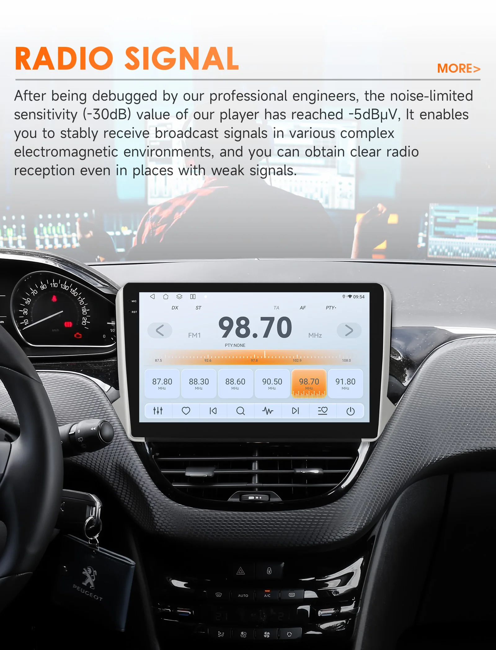 Hizpo 6115 Car Intelligent Systems For Peugeot 2008 208 2014 - 2018 Wireless CarPlay Android Auto No 2 din 2din DVD Multimedia