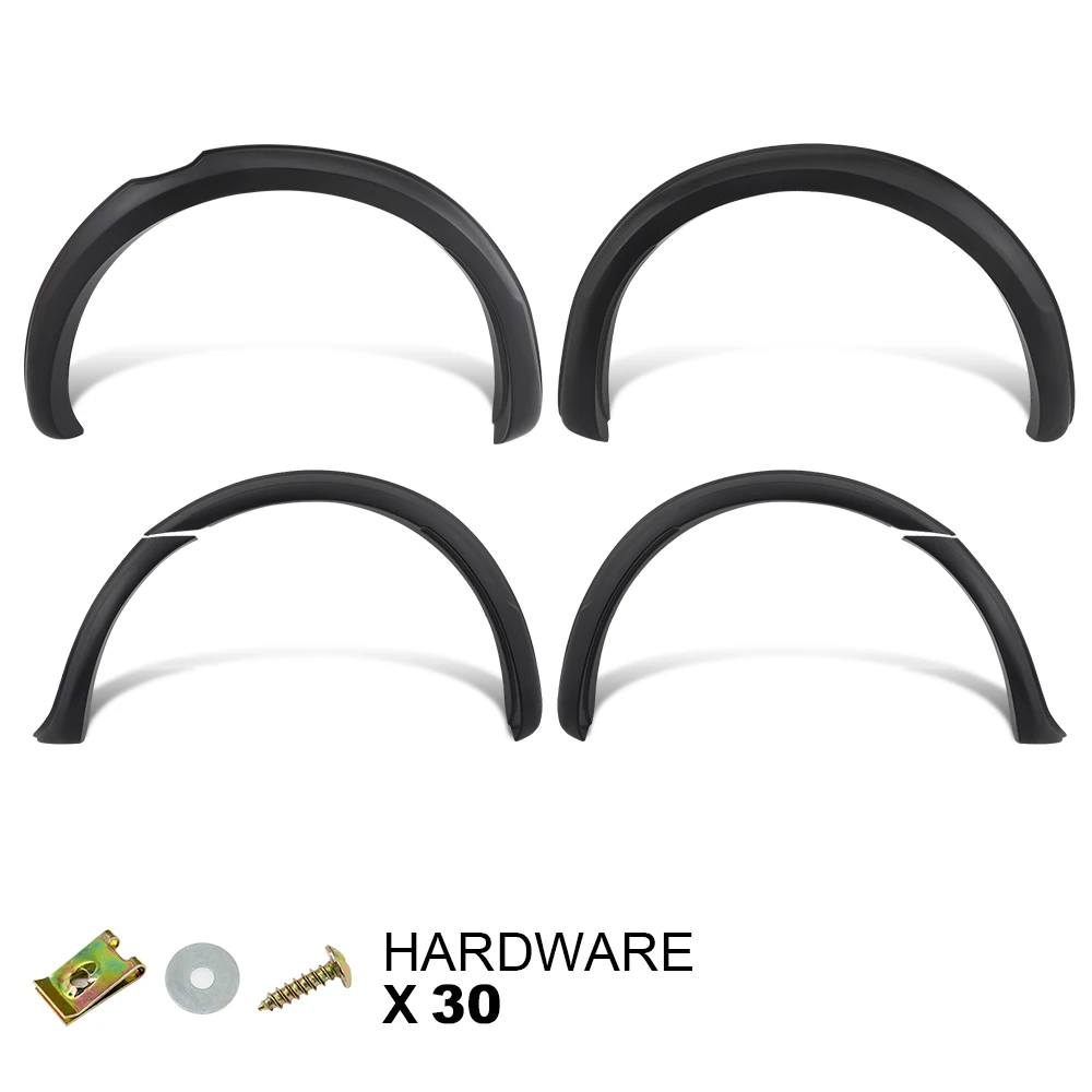 3'' Slim Fender Flares Wheel Arch for Ford Ranger T7 PX2 MK2 2015 2016 2017 2018 Models Matte Black Mudguard 4X4 Car Accessories
