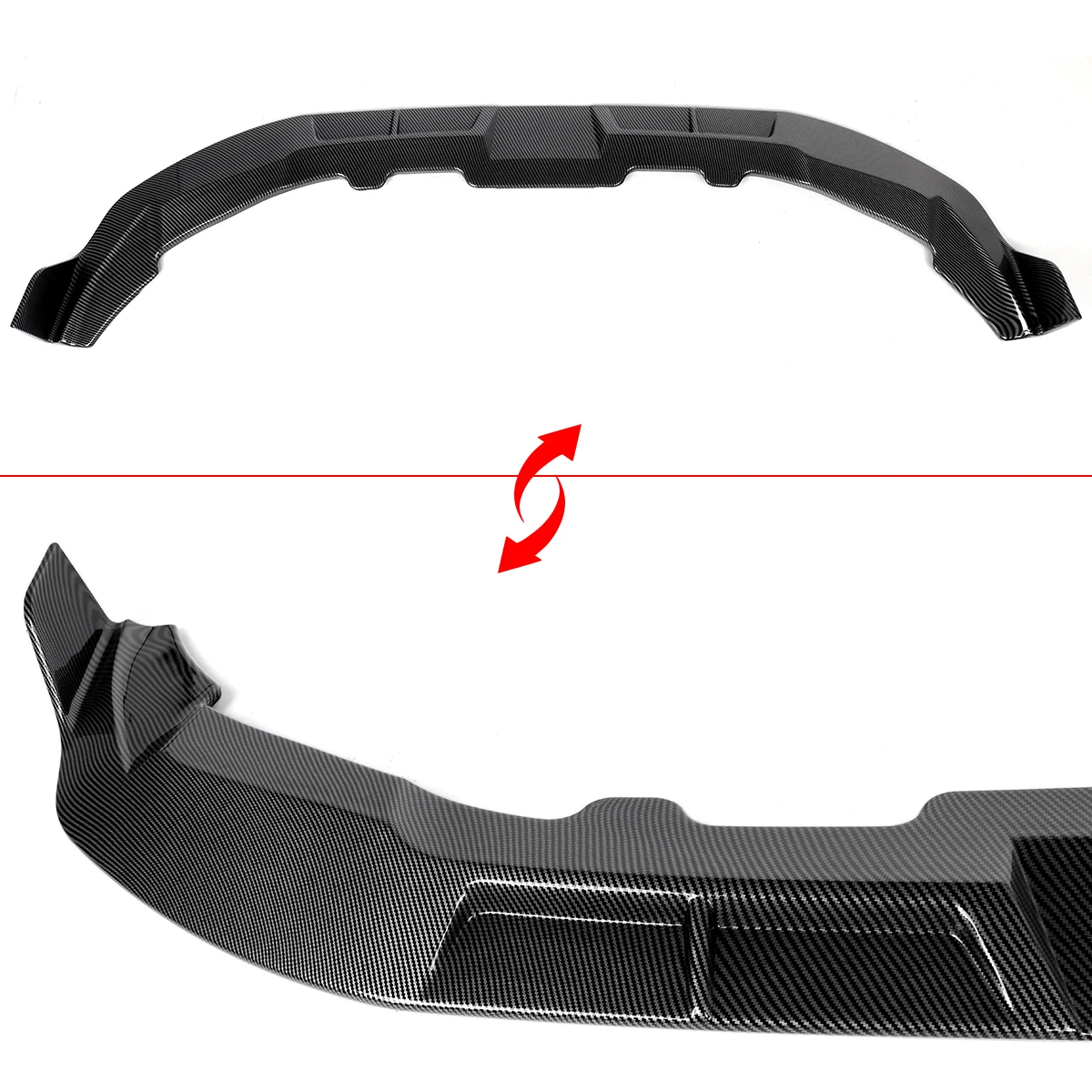 For 2022-ON BMW X3M X4M F97 F98 Carbon Look Car Front Bumper Spoiler Splitter