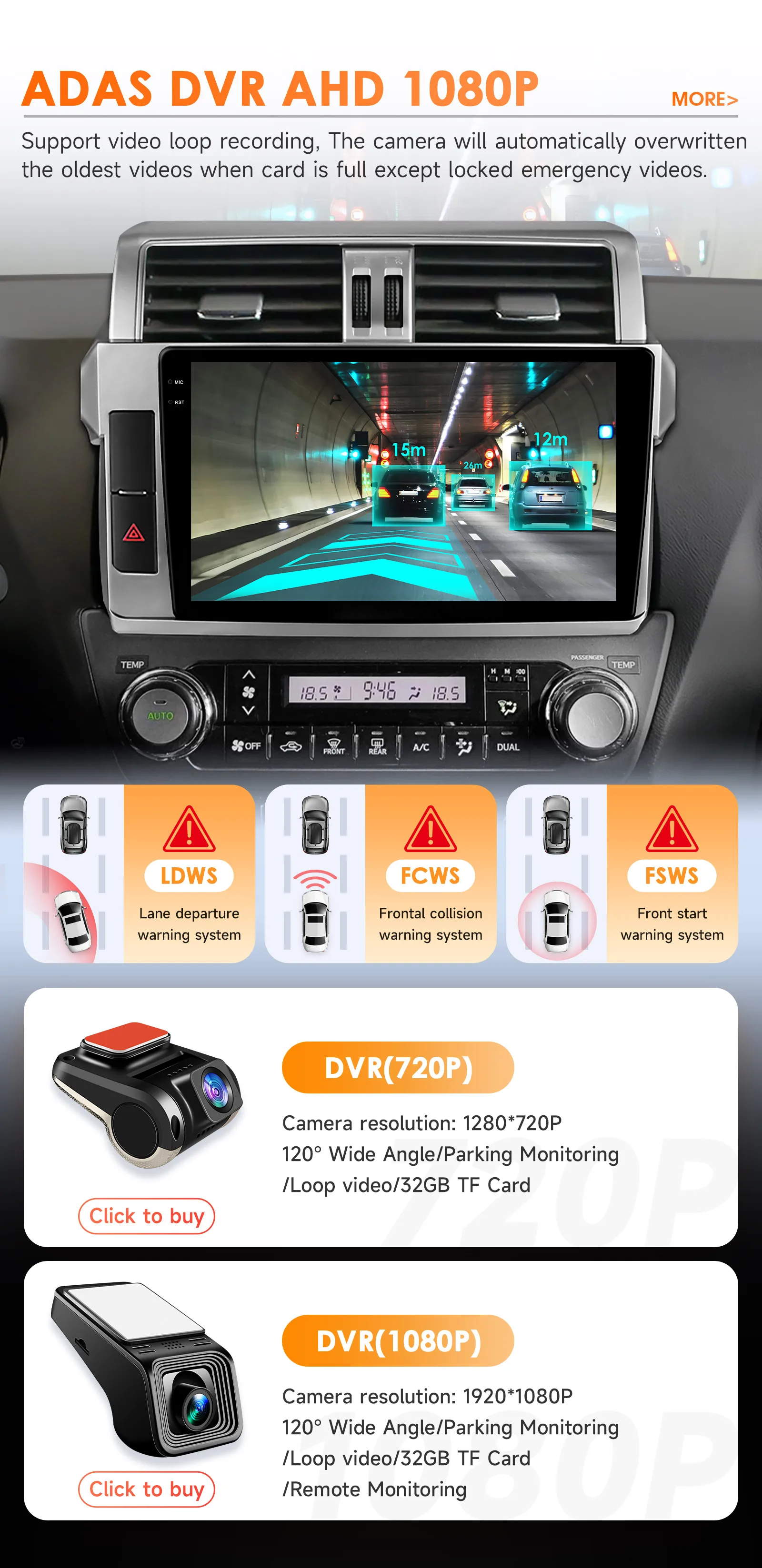 Hizpo 2 din Android 14 AutoradiogramFor Toyota Land Cruiser Prado 150 2013-2017 Car Radio Multimedia Navigation CarPlay Stereo 6115