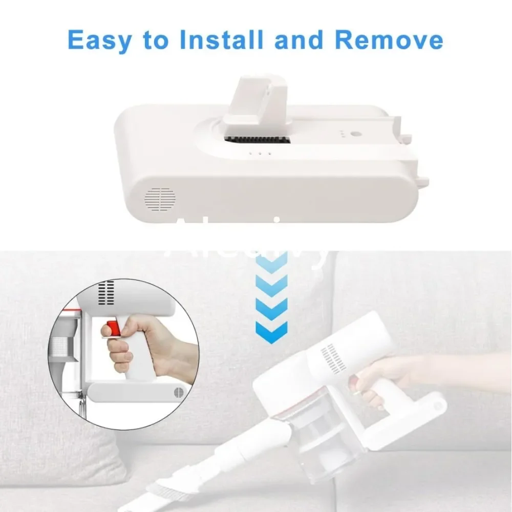 Original 5000mAh Battery For Dreame V9 V9P XR V10 VVN3 VVN4 V8 Replacement Battery Handheld Cordless Vacuum Cleaner Accessory