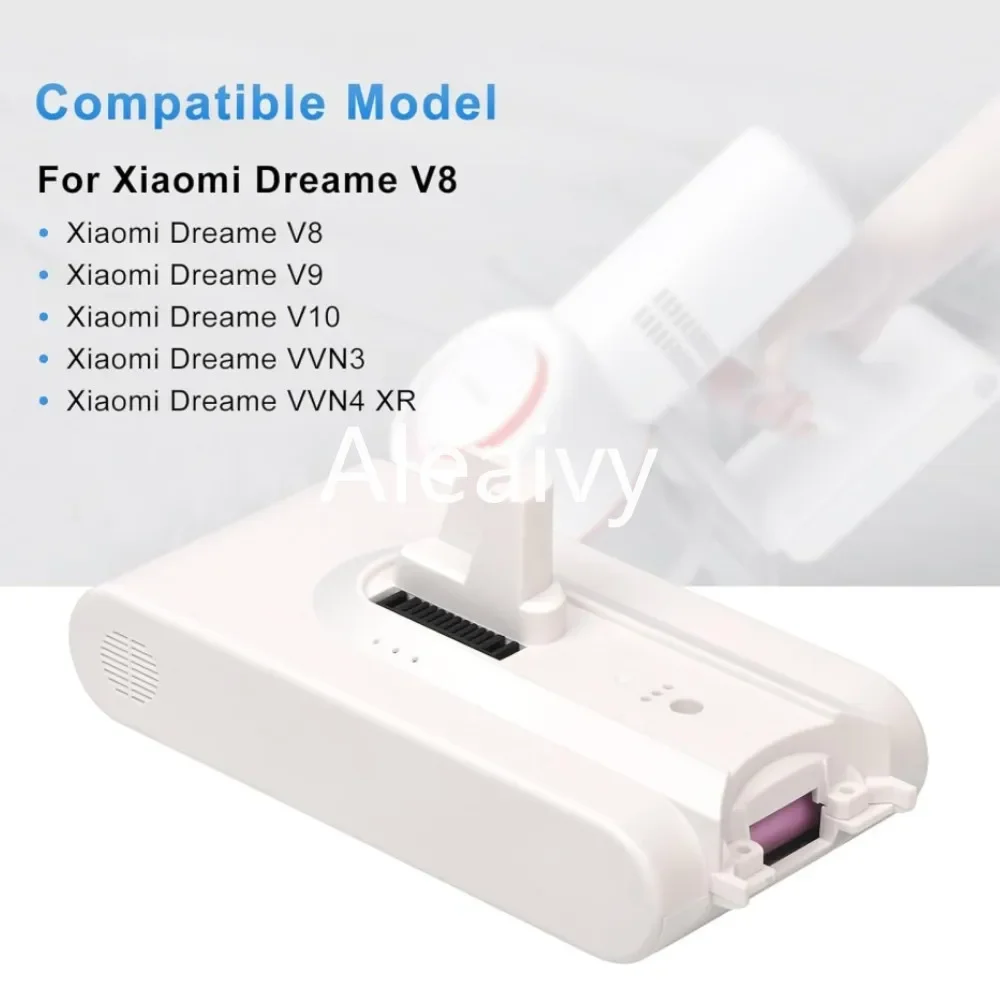 Original 5000mAh Battery For Dreame V9 V9P XR V10 VVN3 VVN4 V8 Replacement Battery Handheld Cordless Vacuum Cleaner Accessory