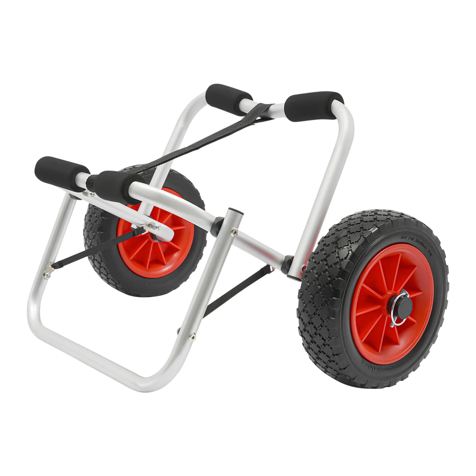 Three Brackets (Solid Wheels) For Medium-Sized Kayak Trailer Made Of High-Quality Aviation Aluminum Material