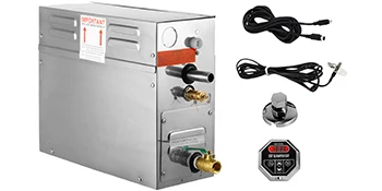 SucceBuy 4/6KW Steam Generator Steam Generator for SPA Room Digital Display Steam Generator Sauna Steam Generator for Home
