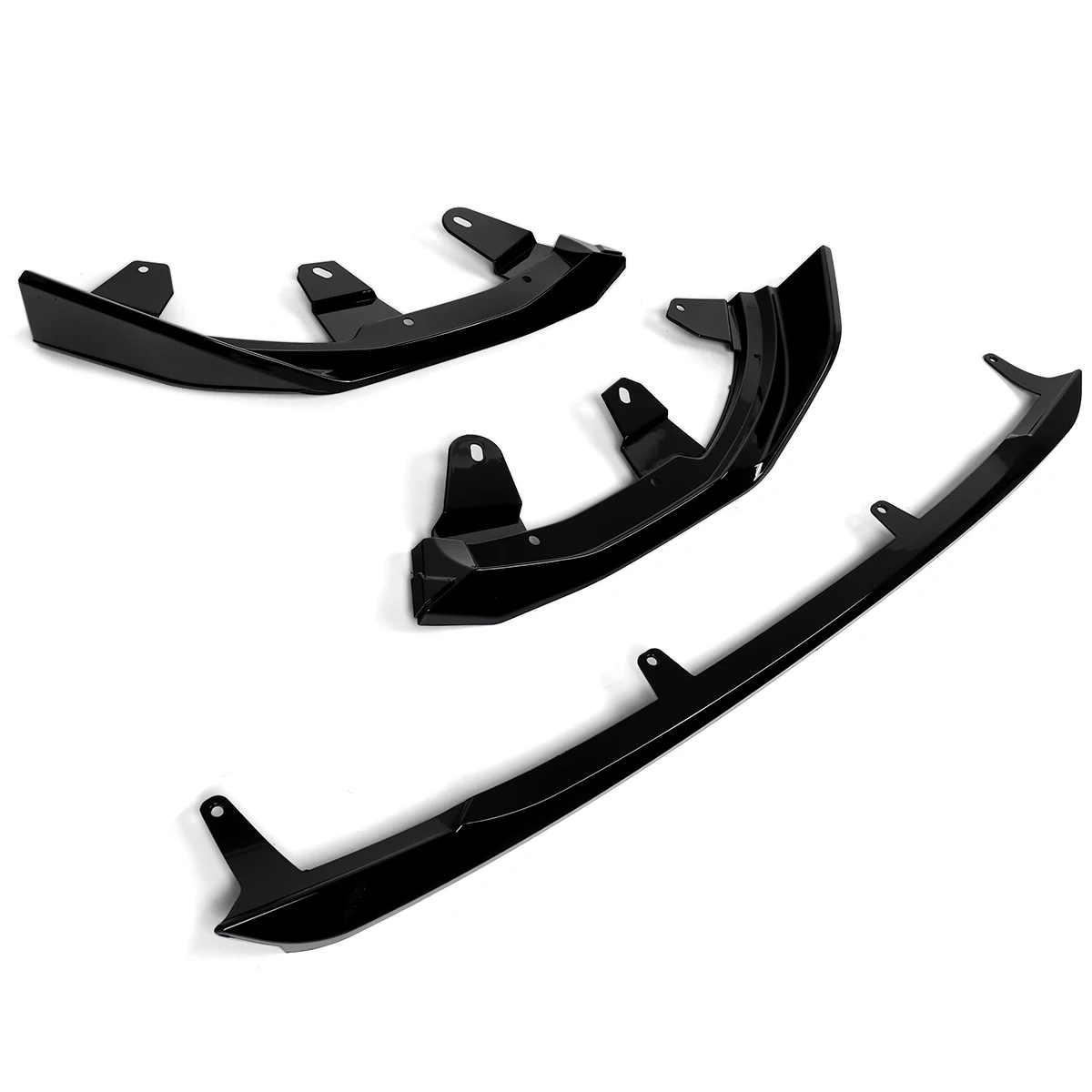 For BMW G42 230i M240i M Sport 2022-2024 Front Bumper Splitter Lip Gloss Black