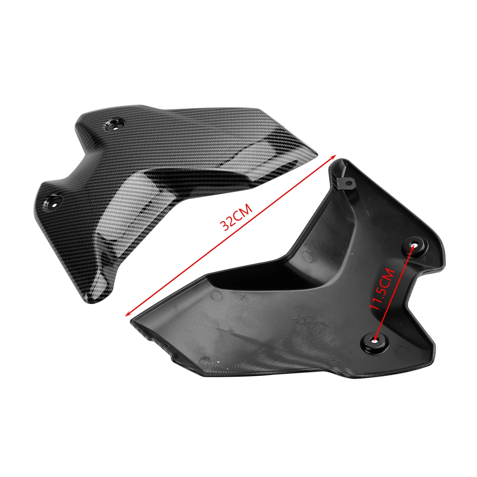 Side Frame Fairing Cowl Guards Radiator Cover for BMW R1250GS 2018-2023 Carbon