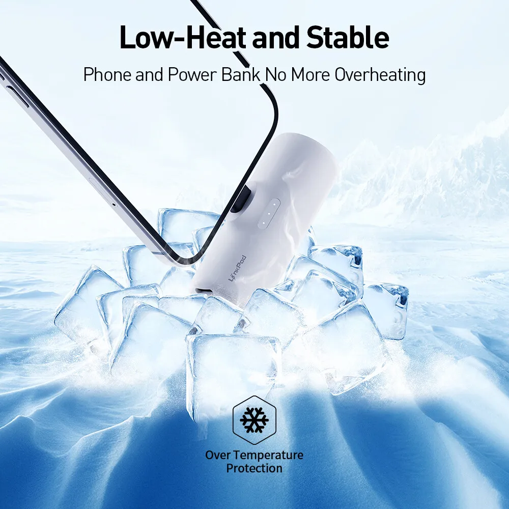 IWALK Mobile Power Fast Charging Mini Portable Capsule Outdoor Power 4500mAh Suitable for iPhone Lightning