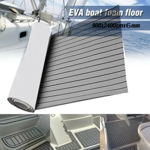 Eva Foam Faux Teak Boot Bodenbelag Eva-Schaum Deckbeschläge für Boote Yacht Marine Bodenbelag Rutschfester Teppich