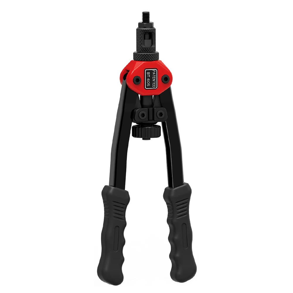 Rivet Nut Tool Hand Blind Riveter, BT‑605 Rivnut Riveting Tools with Nut Setting System M3 M4 M5 M6 M8 M10 M12 Rivets Nuts