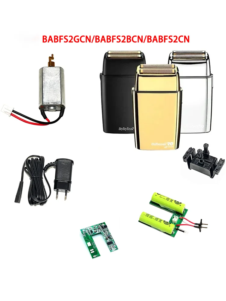 Compatible with Babyliss Pro BABFS2GCN/BABFS2BCN/BABFS2CN Shaver Chargers, Motherboards, Motors, Batteries, Accessories, Guides