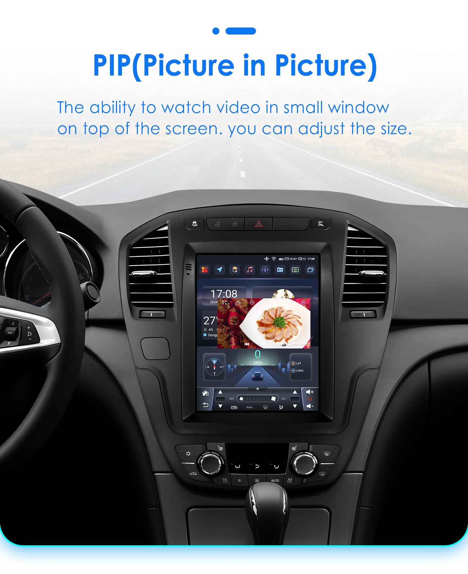 Hizpo 9.7" For Tesla Style Car Radio For Buick Regal Opel Insignia 2009 - 2013 Wireless CarPlay Android Auto No 2 din 2din DVD
