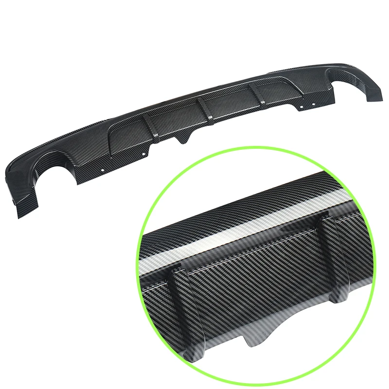Carbon Fiber Look Lip For Bmw F10 F11 Dffuser 2010-2016 Rear Bumper Spoiler M Sport Performace Auto Car Accessorise