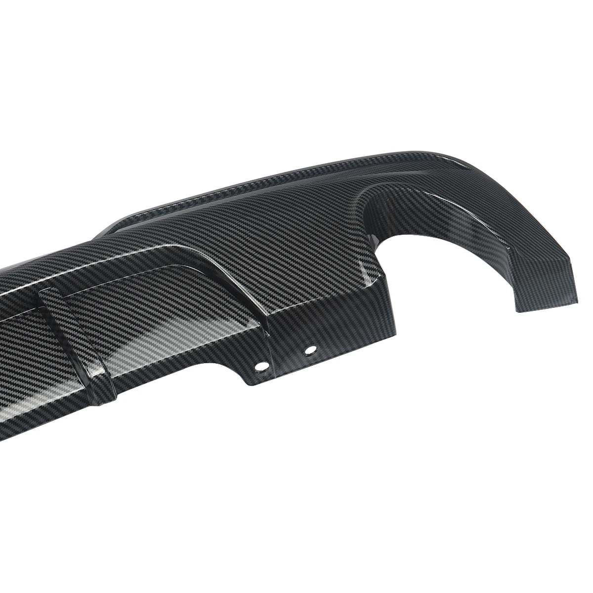 Carbon Fiber Look Lip For Bmw F10 F11 Dffuser 2010-2016 Rear Bumper Spoiler M Sport Performace Auto Car Accessorise